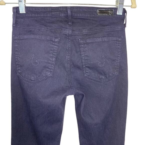AG Adriano Goldschmied The Prima Mid-Rise Cigarette Jeans Dark Navy Blue Sz 26R - Picture 8 of 16